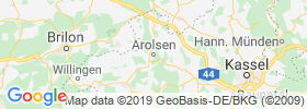 Bad Arolsen map